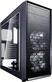 Fractal Design Focus G - Mid Tower Computer Case - ATX - High Airflow - USB 3.0 - Window Side Panel - Black