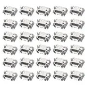 30x Micro USB Female Socket Connector 5Pin Jack Socket Adapter 180 Degree 1A 30V