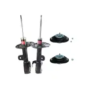 Pair Front KYB Shock Absorbers + Strut Mount Kit for Toyota Tarago ACR50R GSR50R