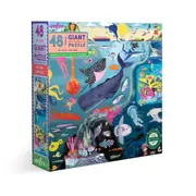 48pc eeBoo Kids Jigsaw Puzzle Within the Sea 76x61cm Educational Game 4+
