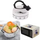 Clockwork Kitchen Timer Stainless Steel Kettle Shaped Timer Alarm Clock Oven