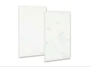 Quartet Glass Dry-Erase Notepad, 2 Pack, 9" x 6" SmWhiteboard, Marble & Wht ,NIB