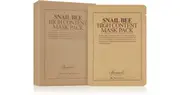 Benton Snail Bee maschera in fabric for complete treatment with snail slime extract 10 × 20 g