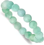 [JewelryWeb] Amazonite 10mm Beaded Stretch Bracelet-Stretch-Bracelet for Women