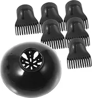 Ipetboom 1set Hair Dryer Diffuser Comb Attachment High-temperature Resistant Nozzle for Faster Drying Hair Dryer Accessory for Styling