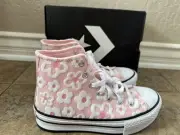 Converse Girls CTAS Lift Platform A06325C Pink Casual Shoes Sneakers Size 2