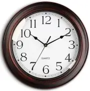 Wall Clock - 12 Inch Silent Non-Ticking Wall Clocks Battery Operated - Vintage