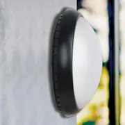 Wynn LED Outdoor Bunker Light 6w 4000k in Black/Silver