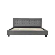 Hotshoppa Grayson Fabric Bed Frame Super King