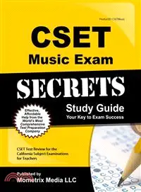 在飛比找三民網路書店優惠-Cset Music Exam Secrets Study 