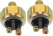2pcs Brake Light Switch The Switch Switches Stop Light Switch Replacement Brake Light Pressure Switch Replace Forklift Truck Accessory Metal Car Light Switch Golden Iron