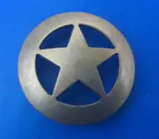 Western Equestrian Tack Antique Brass 1 3/4" Concho