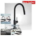 Single Handle Pull Down Kitchen Faucet with Magnetic Sprayer – Easy Installation