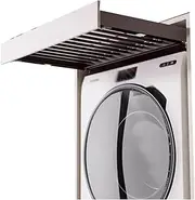 Pull Out Trousers Rack Drawer, Width-Adjustable Emergency Extendable Trousers Rack Drawer (Zong Color), Very Suitable for Drying Clothes The Washing Machine (Size : 564-624)