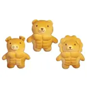 Muscle Bear Pig for Supplies Plushies Infant for Toy