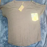 Next Level T-Shirt M Gray Pineapple Beach Bamboo Boxer made in Hawaii(NWT)