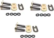 XYT WORLD 3Pcs 520H X Ring Connecting Master Joint Link Clip Type For 520 X Ring Chain For Kawasaki EN650 B D Vulcan-S ABS 2015-2020