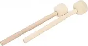 UPKOCH 2 pcs Wooden Felt Drum Sticks Non Slip Percussion Mallets for Bass Drums for Musicians Beginners Durable Reliable Design for Exceptional Sound Performance