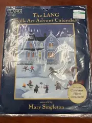 Lang Folk Art Advent Calendar Mary Singleton Photo Ornament 2008 Christmas