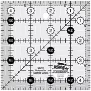 Creative Grids Quilt Ruler 4-1/2in Square - CGR4