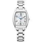 [Citizen] Cross Sea Photovoltaic Eco-Drive Waterproof Tonneau White Silver Eco-D