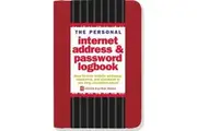 The Personal Internet Address & Password Logbook (Red)