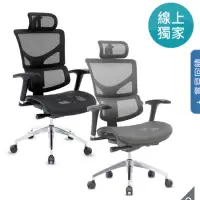 在飛比找蝦皮購物優惠-Ergoking全功能網布人體工學椅 黑色 灰色 電腦椅 工
