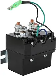 Winch Solenoid Switch 12V Winch Solenoid Relay for 1500‑5000lb Winches ATV UTV Winch Contactor Solenoid Relay
