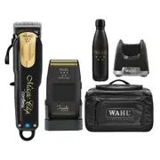 Wahl Black & Gold Magic Clipper & Finale Shaver Combo