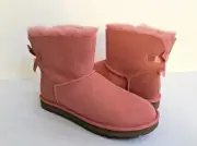 UGG MINI BAILEY BOW II WOMEN ANKLE BOOTS SUEDE LANTANA US 7 /UK 5 /EU 38 /JP 24