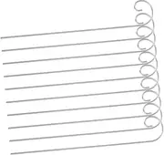 10 Pack Outdoor Garden Flower Hooks Metal Plant Pot Stake Hooks Plant Tags Holder