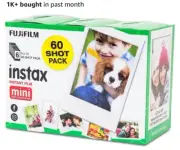 Fujifilm INSTAX Film Mini 60 Colour Shots OZ NEW Refill Camera 11 12 40 Evo 99
