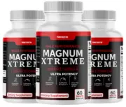Magnum Xtreme Male Performance Advanced Formula Tablet- Three (3) Bottles