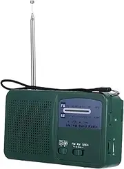 Operitacx Emergency Hand Crank Solar Radio with Flashlight Phone Charger Portable Weather Alert Radio for Camping Hiking Outdoor Survival Sos Alarm Dual Power Options