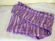NWT Athletic Works Active Leggings Space Dye Purple Girls DriWorks Breathable