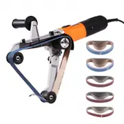 VEVOR Pipe Tube Polisher Sander, 1300W Pipe Belt Sander with 6 Variable Speeds 1100-3200rpm, Professional Belt Sander Grinding Machine with 50PCS Sand