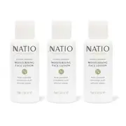 3 x Natio Aromatherapy Evening Primrose Moisturising Face Lotion 75mL