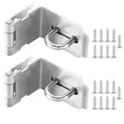 Gate Bolt Lock Stainless Steel Door Latches Door Clasp Padlock Hasp Hasp Lock