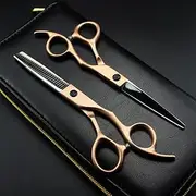Professional Hair Cutting Shears, Professional Japan 440c Steel 6 '' Rose d Cutting Barber Tools Haircut thinning Shears Hairdressing Scissors