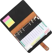 GRADENEVE 1 Leaf Binder Expense Tracking Notepad with Decorative Sheets for Cash Organization and Financial Planning for Monthly Bill Management and Goal Setting