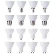 10x 5W Dimmable GU10 MR16 E27 LED Spotlight Bulb Light Replace 50W Halogen Lamp