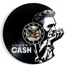 Johnny Cash Wall Clock - Retro Decor - Unique Home Accent - Perfect Gift