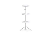 BETTER LIVING HiRise 3 Standing Shower Caddy - White/Aluminium
