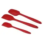 3 pcs BPA Free Rubber Kitchen Scraper Spatulas Cooking