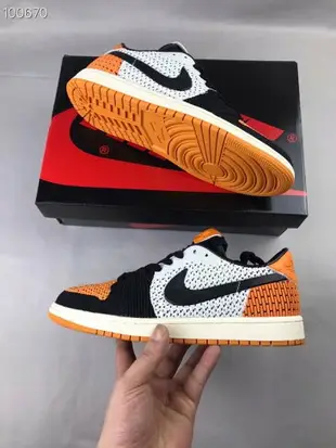 Nike Air Jordan 1 Low Flyknit 夏季編織款 男女鞋