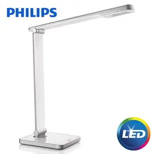 【J.X.P】S 飛利浦 PHILIPS 71666 晶皓LED 檯燈 CALIPER 白色 無藍光危害 USB充電