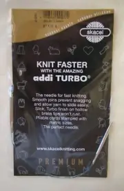 Addi TURBO Circular Knitting Needles 8" Selected Sizes
