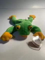 TY BEANIE BABY SMOOCHY THE FROG WITH TAG 1997 NEW