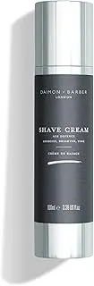 Age Defence Shave Cream for Men, Moisturises, Reduces Shaving Irritation and Improves the Appearance of Tired Skin, with Coconut Oil and Aloe Vera 100ml