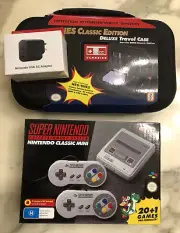 Super Nintendo Entertainment System SNES Classic Mini Console Bundle - BRAND NEW